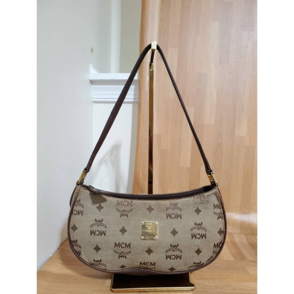 MCM Handbags - Authentic MCM Vintage Visetos Pochette Shoulder Bag